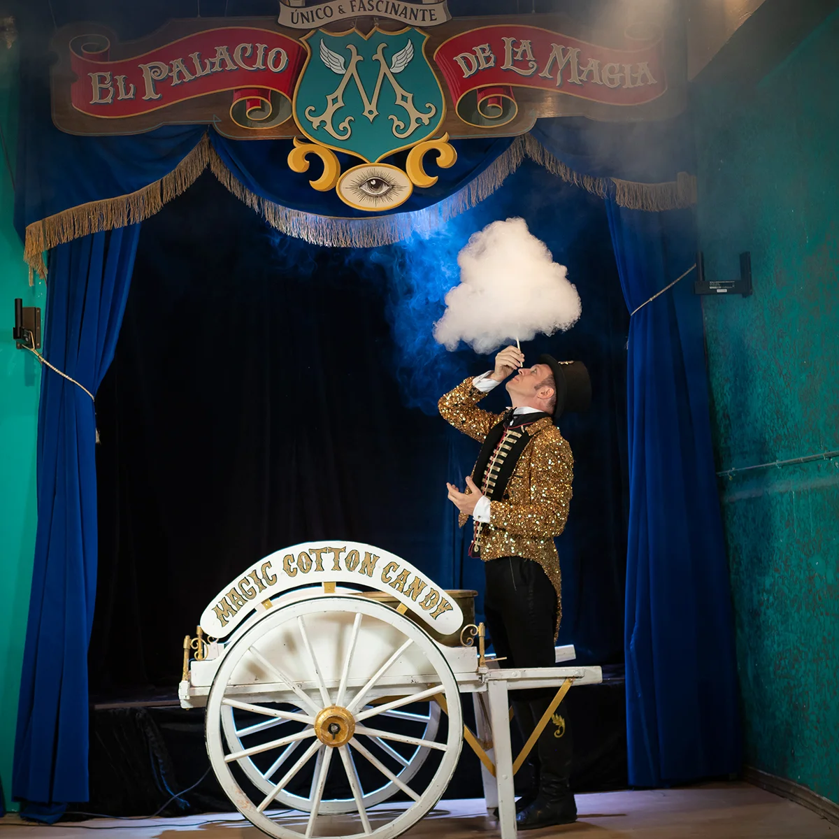 Palacio-de-la-magia-Show-de-Mago-con-Algodón-de-Azúcar Show Cotton Candy