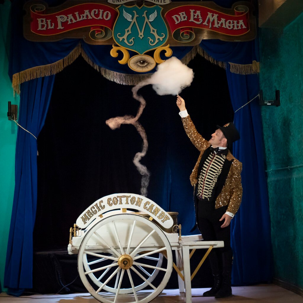 algodón de azúcar volador navidades mágicas